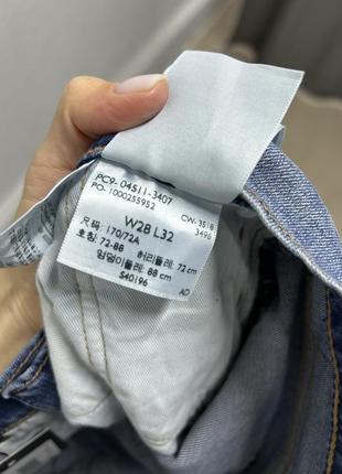 Джинсы levis 511 w28 l32 оригинал мужские брюки7 фото