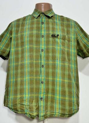 Тенниска jack wolfskin, organic, 100% хлопок, l-xl, как новая!