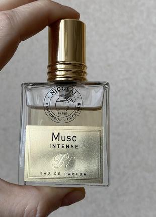 Nicolai parfumeur musc intense, edp, оригінал, 25-26/302 фото