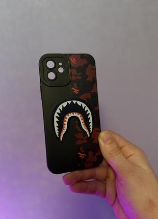 Чохол для iphone 12 в стилі bape, розпродаж2 фото