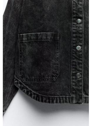 Zara джинсова куртка3 фото