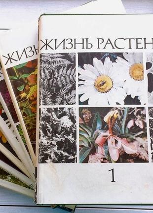 Жизнь растений в 6 томах, 7 книгах. «просвещение». 1974-1982 гг.