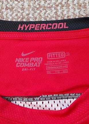 Nike pro hypercool рашгард компресійна футболка для спорту оригінал (xxl)9 фото