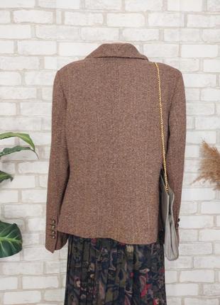 Фирменный h&m тёплый стильный пиджак/жакет на 50 % шерсть и 10 % шелк, размер 2хл2 фото