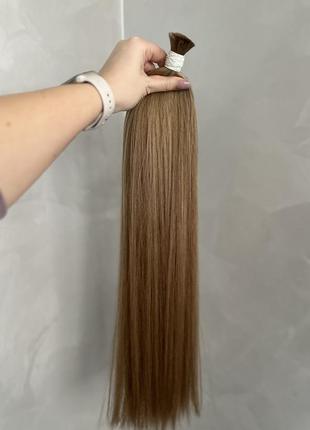 Натуральные русые волосы для наращивания