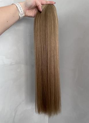 Натуральные русые волосы для наращивания