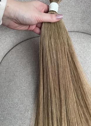 Натуральные русые волосы для наращивания