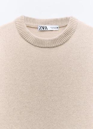 Новый кашемировый свитер, бежевый, zara, m, xl5 фото