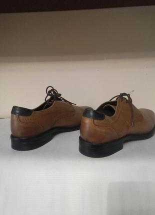 Туфли классические кожаные,borelli, (италия), светло-коричневые,41 размер,стан новых5 фото