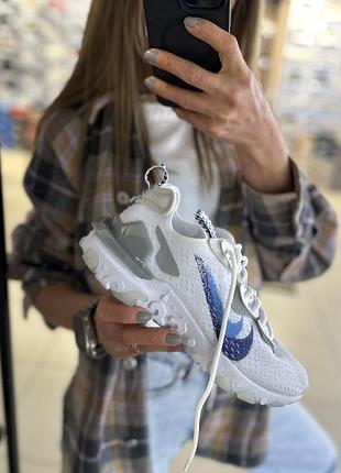 Женские оригинальные беговые кроссовки nike react vision fj4231-100