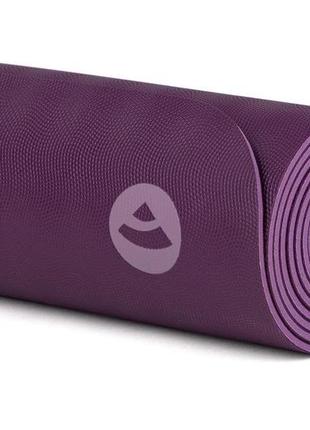 Килимок для йоги bodhi ecopro каучуковий фіолетовий 200x60x0.4 см3 фото