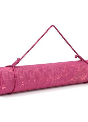 Коврик для йоги adidas camo yoga mat фиолетовый уни 173 х 61 х 0,5 см3 фото