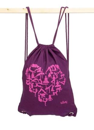 Сумка-мешок bodhi с принтом фиолетовый 45х35 см1 фото