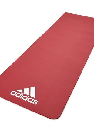 Коврик для фитнеса adidas fitness mat красный уни 173 x 61 x 0.7 см