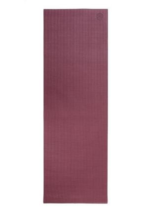 Килимок для йоги bodhi asana mat 183x60x0.4 см червона слива