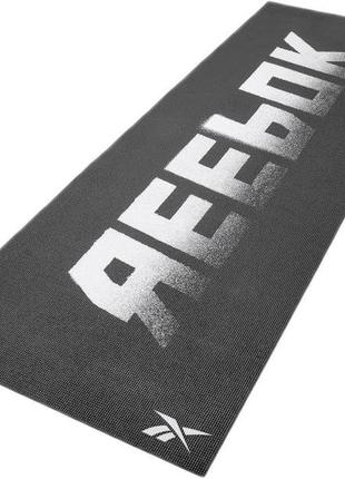 Двосторонній килимок для йоги reebok double sided 4mm yoga mat чорний уні 173 х 61 х 0,4 см2 фото