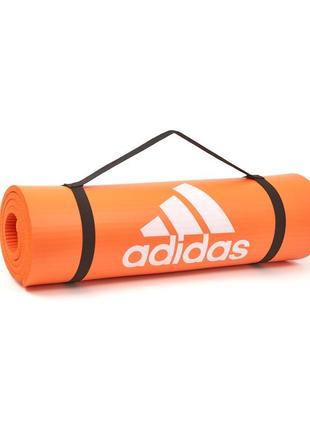 Коврик для фитнеса adidas fitness mat оранжевый уни 183 х 61 х 1 см3 фото