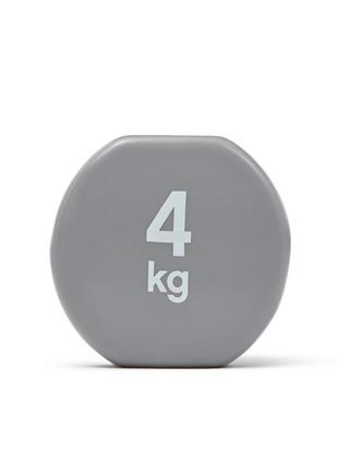 Гантелі reebok dumbbells сірий уні 4 кг4 фото