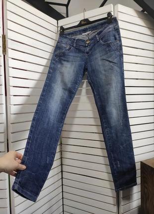 Брюки джинсовые зауженные женские 46m 48 l