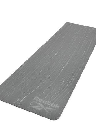 Килимок для йоги reebok camo yoga mat сірий, синій уні 176 х 61 х 0,5 см2 фото