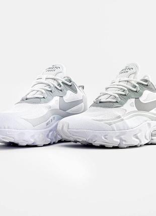 Чоловічі кросівки найк аір макс 270 реакт nike air max 270 react"white"2 фото