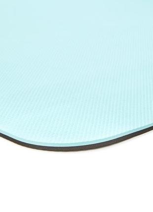 Двухсторонний коврик для йоги reebok double sided yoga mat синий уни 176 х 61 х 0,6 см8 фото