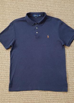 Ralph lauren поло футболка slim fit оригинал (l)