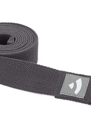 Ремень для йоги asana belt от bodhi антрацит 250×3.8 см