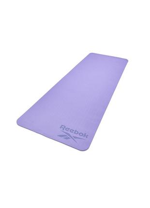 Двухсторонний коврик для йоги reebok double sided yoga mat фиолетовый уни 176 х 61 х 0,6 см3 фото