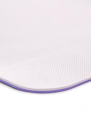 Двухсторонний коврик для йоги reebok double sided yoga mat фиолетовый уни 176 х 61 х 0,6 см8 фото