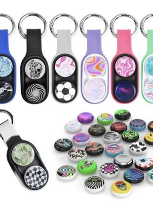 20 шт антистрес розвиваюча іграшка поппук fidget pop puck попсокет для магнітних дисків popsockets оптом