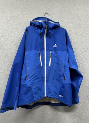 Куртка вітровка дощовик adidas gore tex xl pro shell чоловіча оригінал