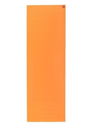 Килимок для йоги bodhi rishikesh premium 60 xl жовтогарячий 200x60x0.45 см2 фото