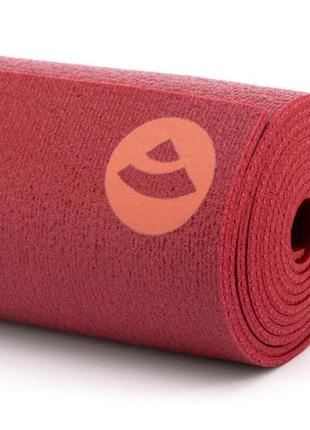 Коврик для йоги bodhi rishikesh premium 60 xl бордовый 200x60x0.45 см3 фото