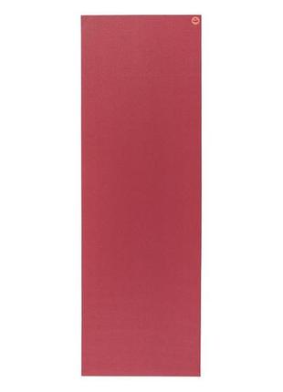 Коврик для йоги bodhi rishikesh premium 60 xl бордовый 200x60x0.45 см5 фото