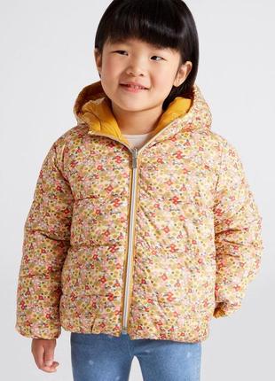 Детская двухсторонняя куртка mayoral. весенняя куртка для девочки.2 фото