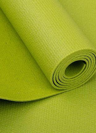 Коврик для йоги bodhi kailash оливковый 200x60x0.3 см