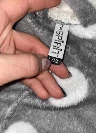 Плюшевое кигуруми с утепленным капюшоном цельная теплая пижама в горох true spirit l-xl3 фото