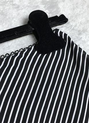 Женская юбка чёрная белая мини в полоску винтаж ретро стиль женский одежда женские3 фото