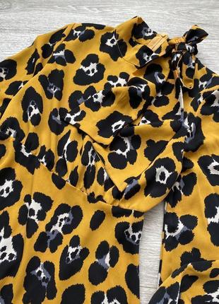 Круте стильне плаття-трапеція в леопардовому принті boohoo6 фото