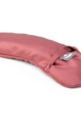 Подушка для очей mako-satin om з лавандою рожева 23*11 см3 фото