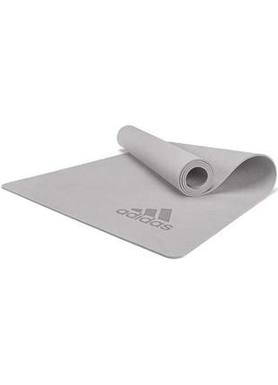 Коврик для йоги adidas premium yoga mat серый уни 176 х 61 х 0,5 см