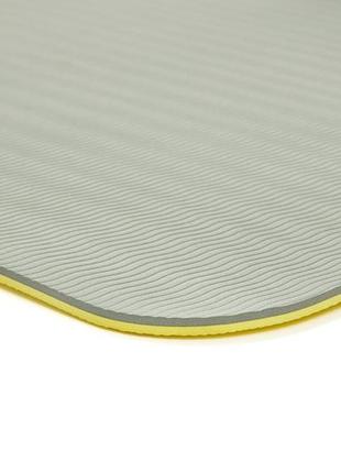 Двосторонній килимок для йоги reebok double sided yoga mat зелений уні 176 х 61 х 0,6 см8 фото