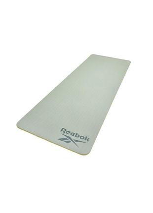 Двухсторонний коврик для йоги reebok double sided yoga mat зеленый уни 176 х 61 х 0,6 см3 фото