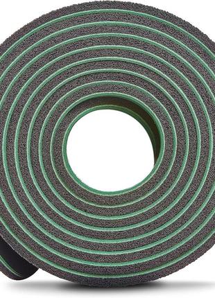 Коврик для йоги reebok natural rubber yoga mat зеленый, мандала уни 176 х 61 х 0,4 см3 фото
