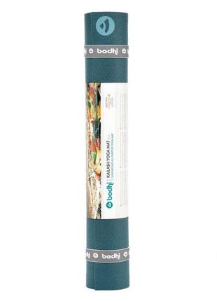Коврик для йоги bodhi rishikesh premium 60 xl синий 200x60x0.45 см