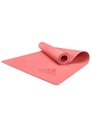 Коврик для йоги adidas premium yoga mat розовый уни 176 х 61 х 0,5 см