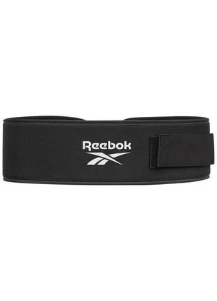 Пояс для важкої атлетики reebok weightlifting belt чорний уні xxl(94-120 cm)