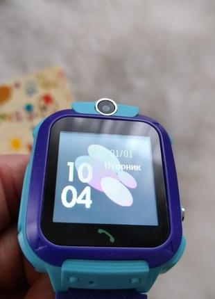 Дитячий⏰⏰⏰⏰⏰⏰⏰ розумний смарт-годинник baby smart watch q123 фото