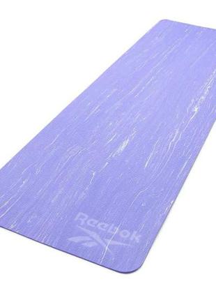 Коврик для йоги reebok camo yoga mat фиолетовый уни 176 х 61 х 0,5 см2 фото